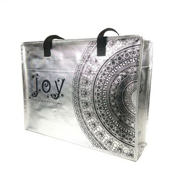 Silver Laminated Nonwoven Zipper Bag