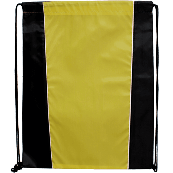 Blank Two Tone Sided Drawstring Tote Bags