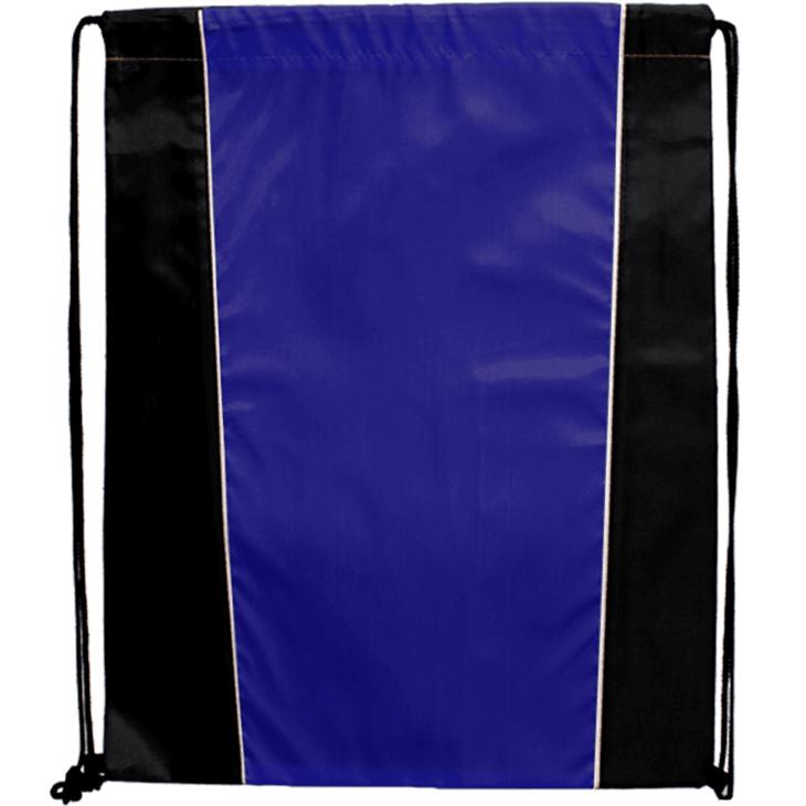 Blank Two Tone Sided Drawstring Tote Bags