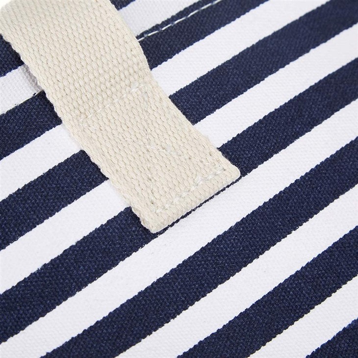 Canvas Collapsible Utility Tote Bag-blue