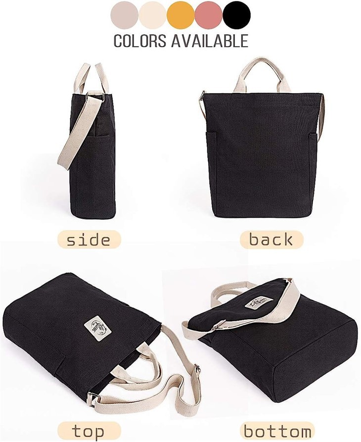 Crossbody Canvas Tote Handbags For Work And Casual