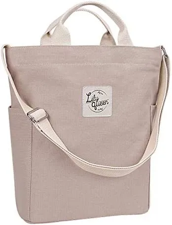Crossbody Canvas Tote Handbags For Work And Casual