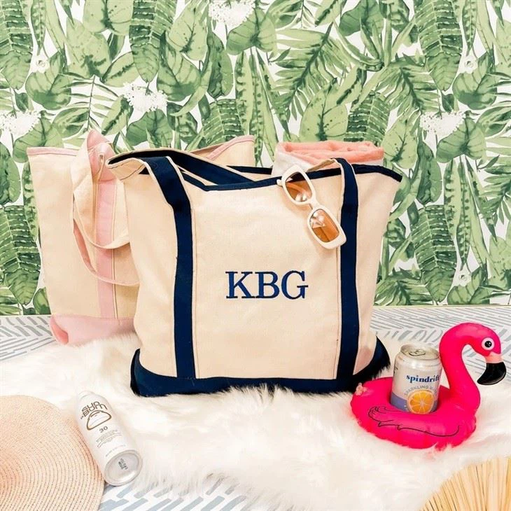 Embroidered Tote Bag