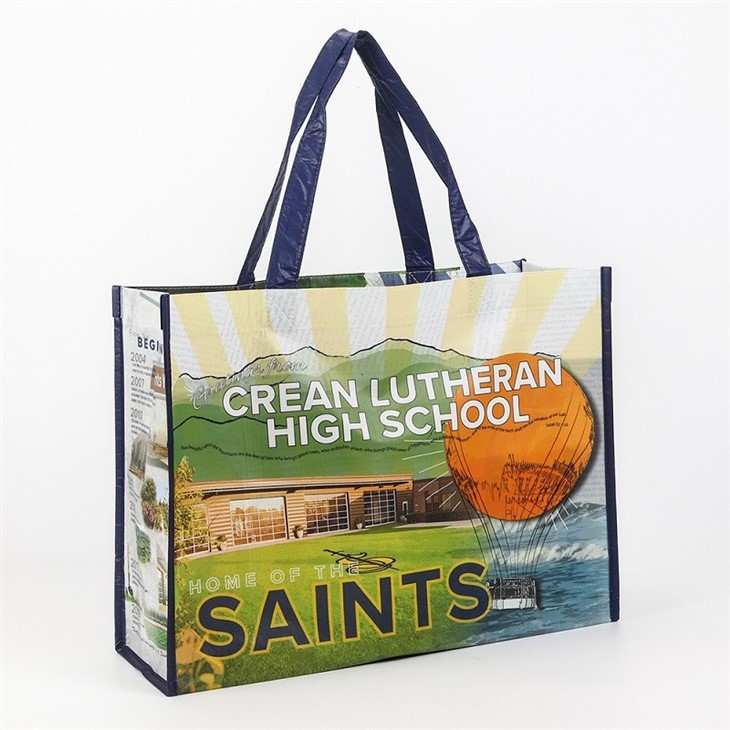 Extra Strong Non Woven Bag With Full Color Laminated Shopper