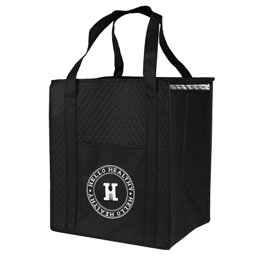 Nonwoven Insulated Tote With Inner Bottle Holder