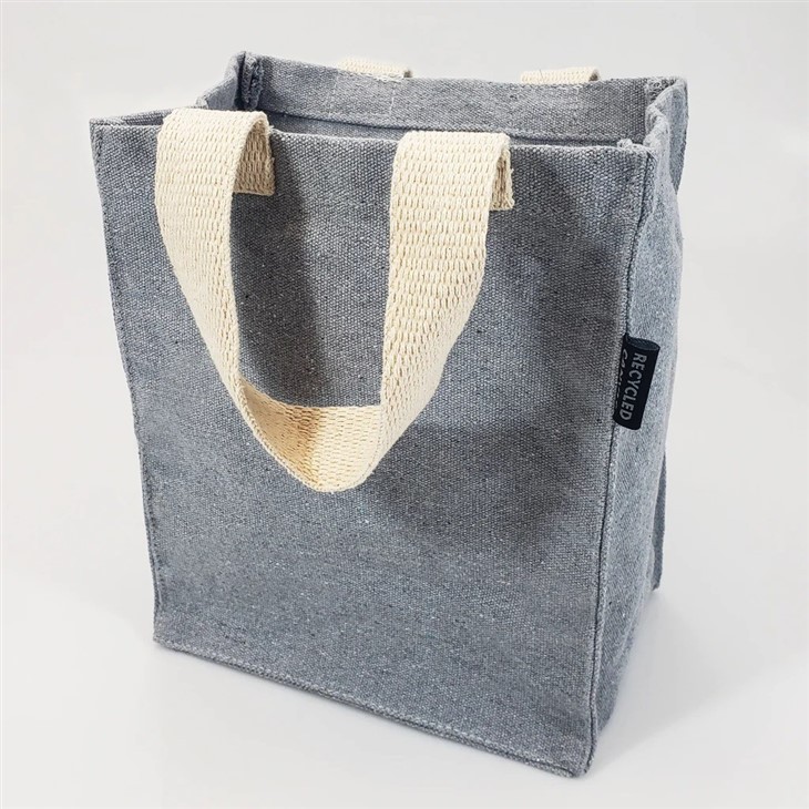 Recycled Canvas Bag With Gussets