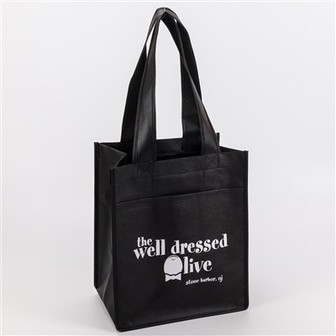 2 Bottle Non Woven Wine Bag Silk Printing