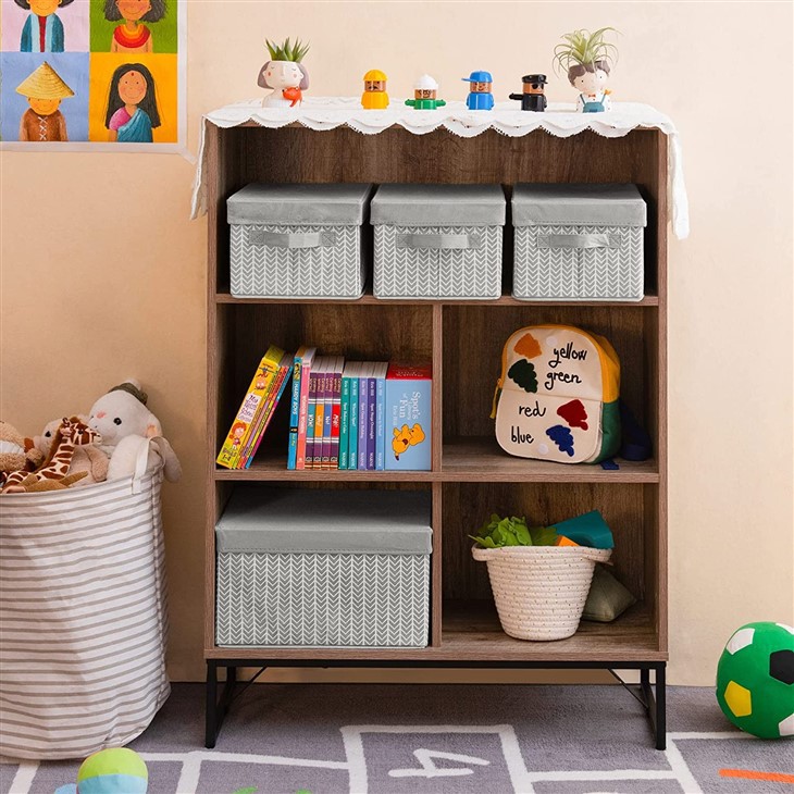 Stackable Boxes Storage Containers For Closet Wardrobe Cabinet Shelf Organizing